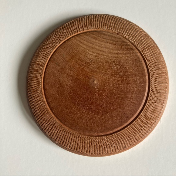 Vintage Asian Wood Coaster Set In Carved Wood Box - Picture 3 of 5